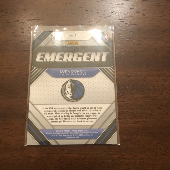 Luka Doncic Panini Prizm Rookie Card - Picture 2 of 2